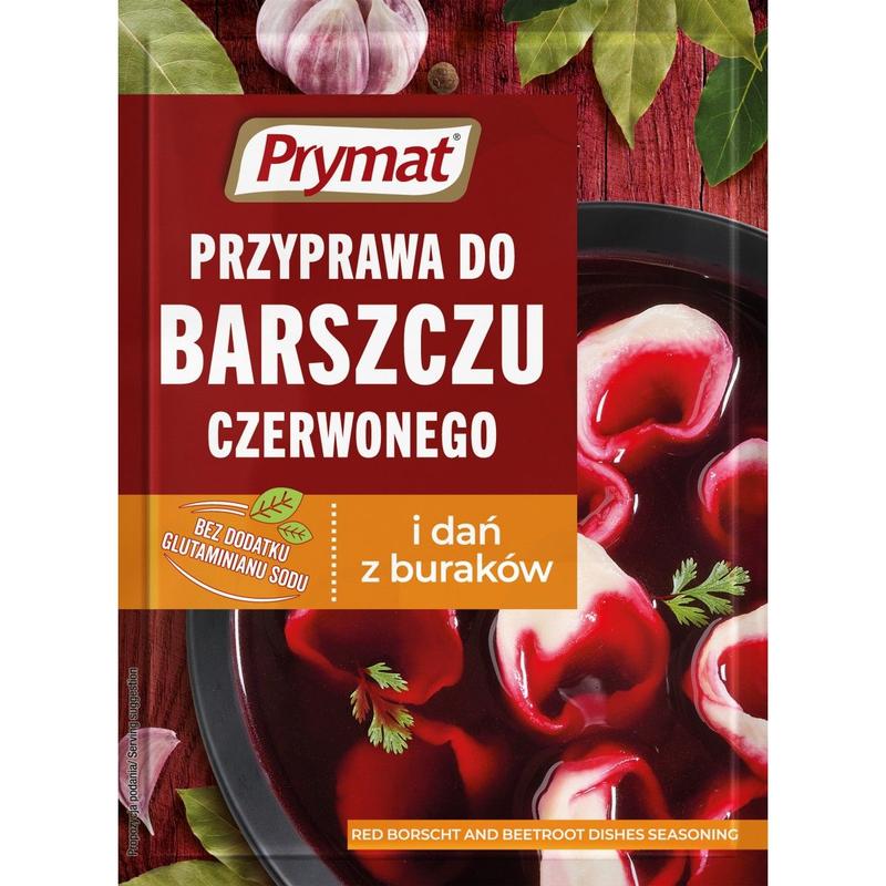 Jakie przyprawy wzbogacą barszcz czerwony zabielany?