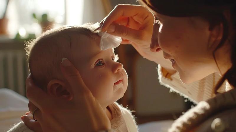 Przemywanie oczu solą fizjologiczną