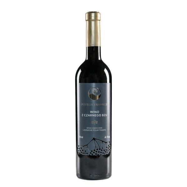Wino z kwiatów czarnego bzu